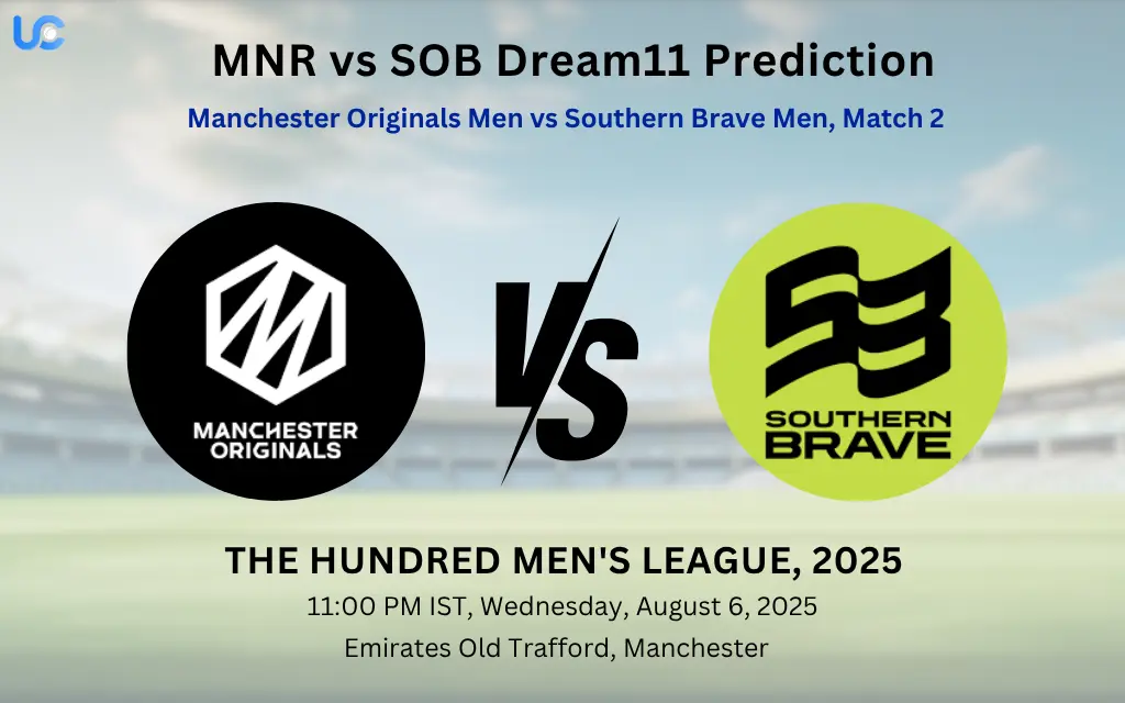 MNR vs SOB Dream11 Prediction: Today’s Match 2, Fantasy Cricket Tips, Captain Choices, Playing XI & Injury Updates – The Hundred Men’s League 2025 MNR vs SOB Dream11 Prediction