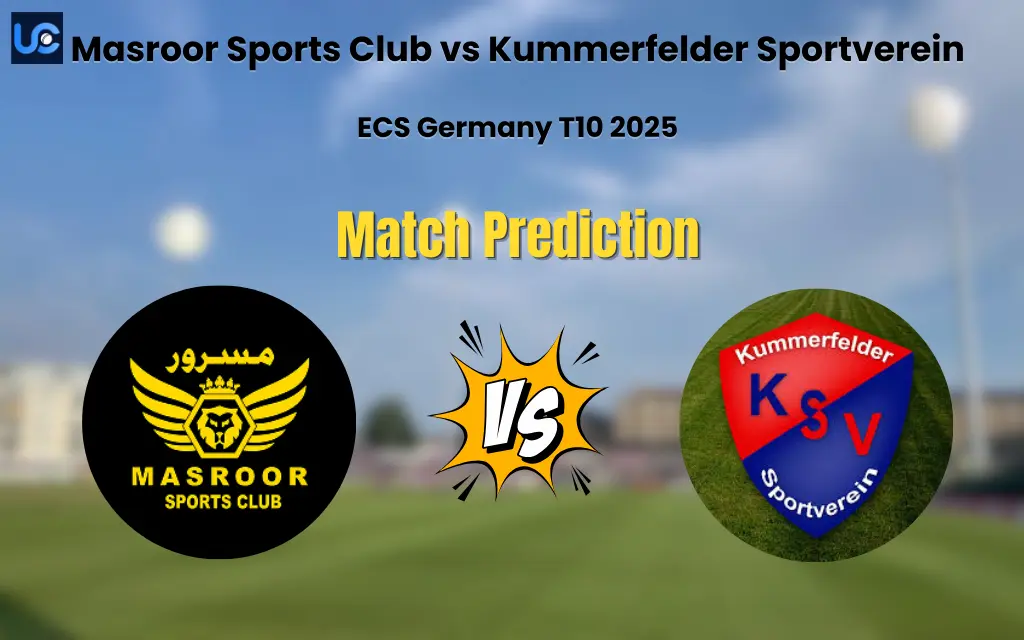 MSC vs KSV Match Prediction, ECS Germany T10 2025: Who will Win Masroor Sports Club vs Kummerfelder Sportverein? Masroor Sports Club vs Kummerfelder Sportverein Match Prediction