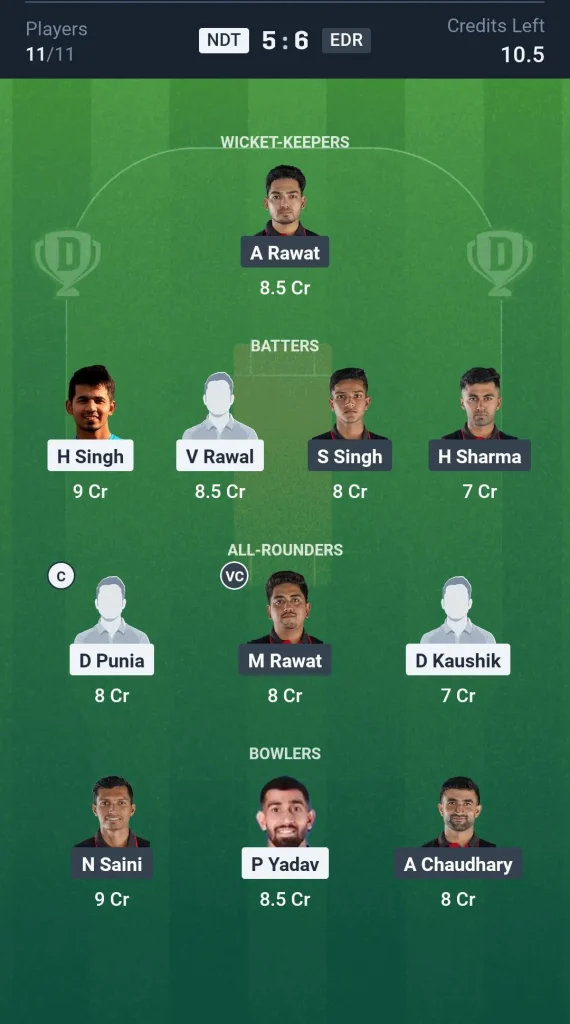 NDT vs EDR Grand League Team