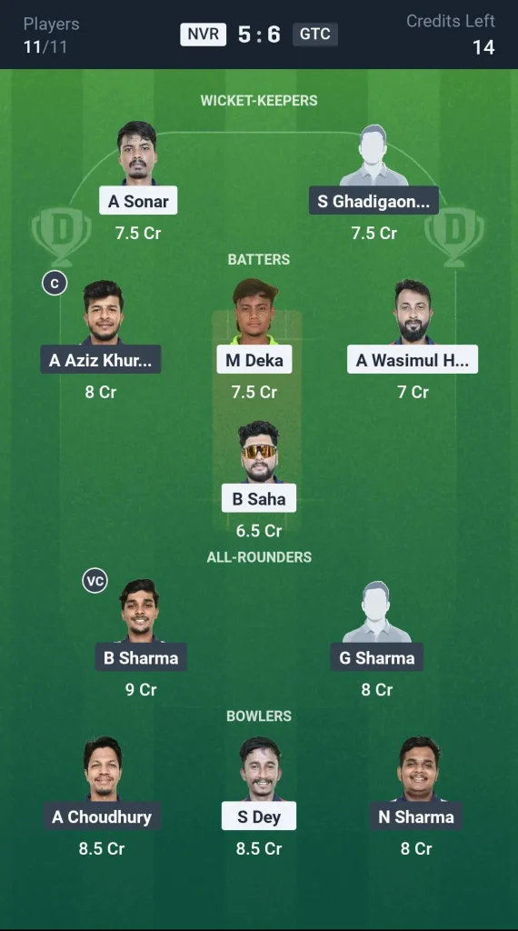 NVR vs GTC Small League Team