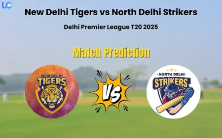 New Delhi Tigers vs North Delhi Strikers Match Prediction