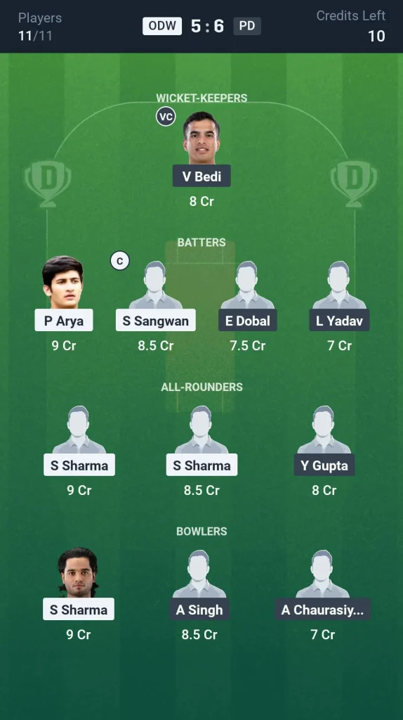 ODW vs PD Small League Team