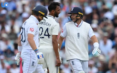 “It’s Great When Both Compete to Win” – Prasidh Krishna Reflects on Joe Root Exchange Prasidh Krishna on his banter with Joe Root