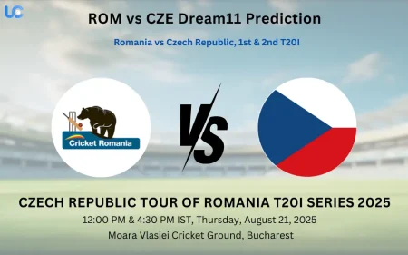 ROM vs CZE Dream11 Prediction: Today’s 1st & 2nd T20I, Fantasy Cricket Tips, Captain Choices, Playing XI & Injury Updates – Czech Republic tour of Romania T20I Series 2025 ROM vs CZE Dream11