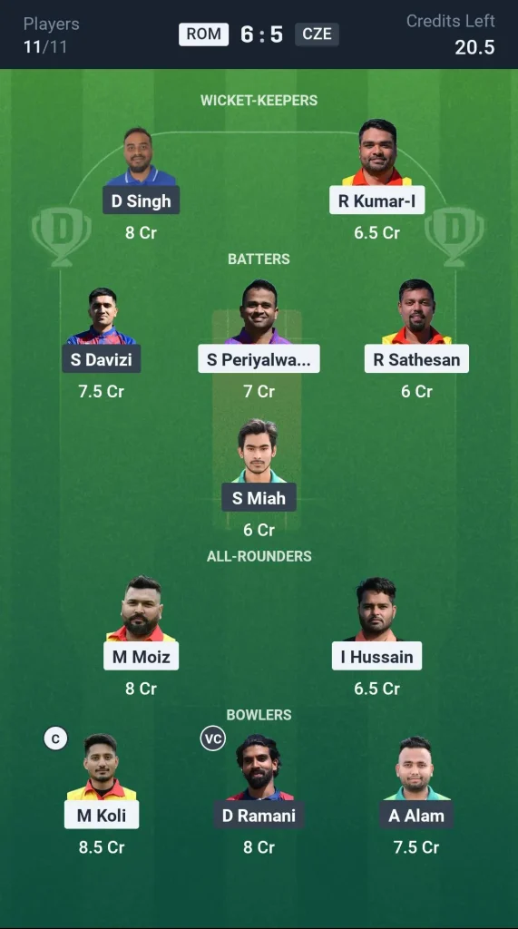 ROM vs CZE Grand League Team