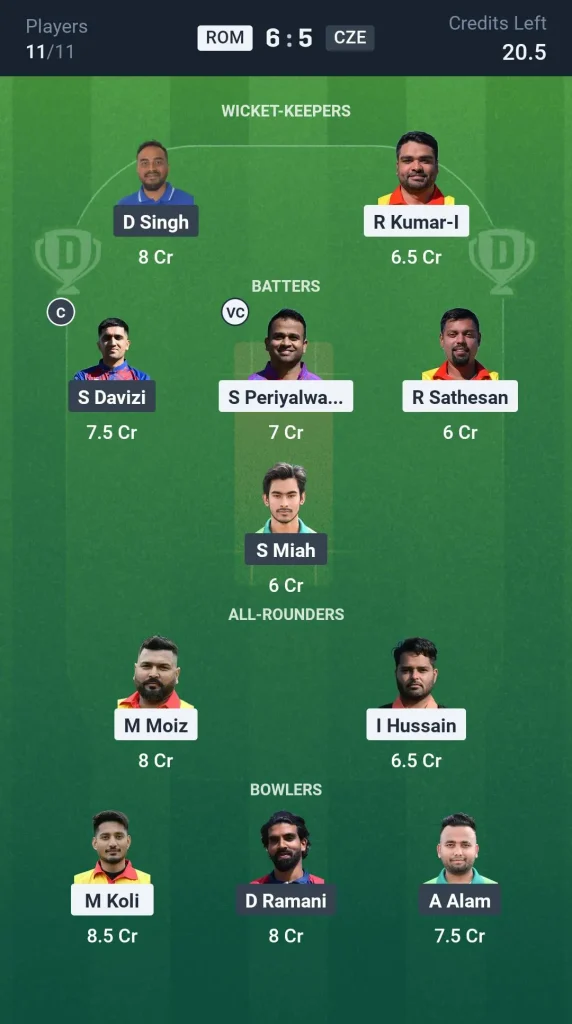 ROM vs CZE Small League Team