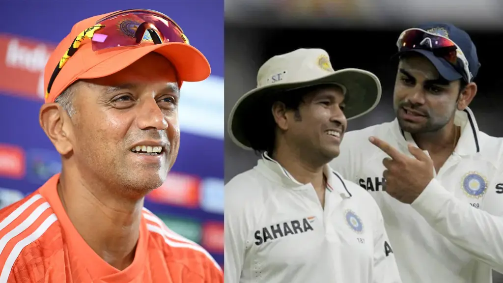 Rahul Dravid, Sachin Tendulkar and Virat Kohli