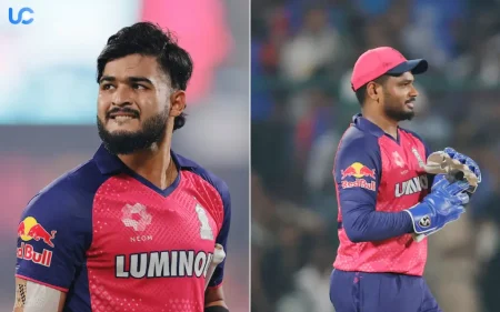 Is Riyan Parag Replaced Sanju Samson as RR Captain? Badrinath Shares Inside Scoop Riyan Parag Replaced Sanju Samson as RR Captain