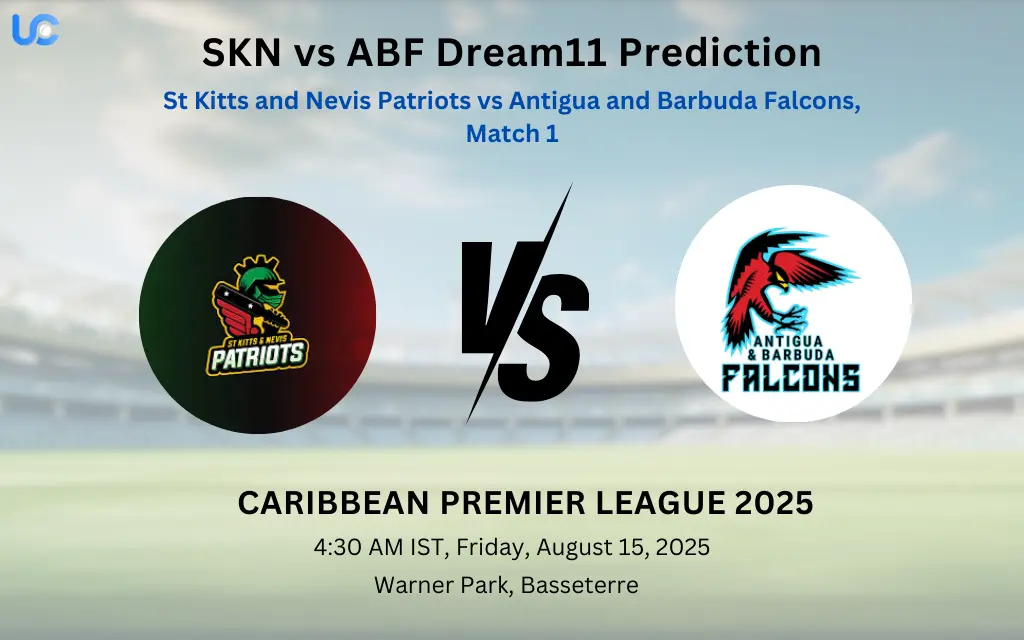 SKN vs ABF Dream11 Prediction: Today’s Match 1, Fantasy Cricket Tips, Captain Choices, Playing XI & Injury Updates – Caribbean Premier League 2025 SKN vs ABF Dream11 Prediction