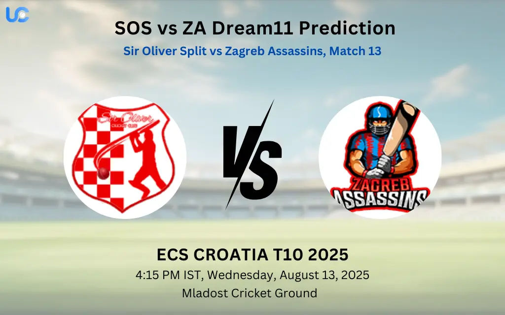 SOS vs ZA Dream11 Prediction