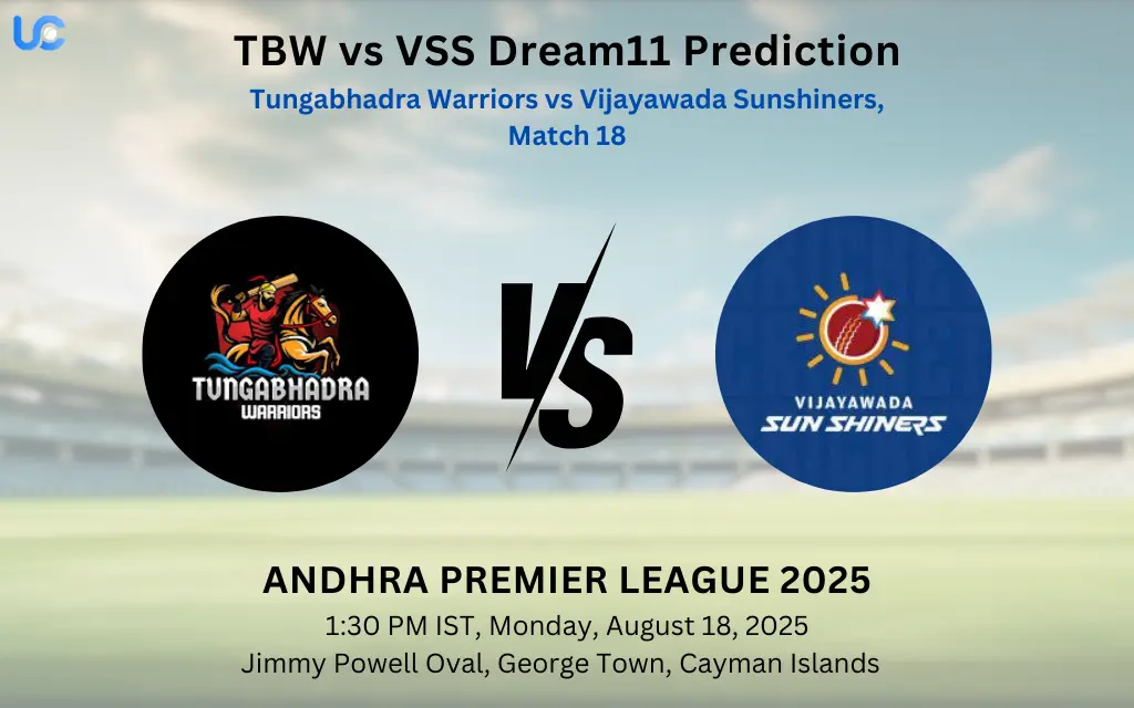 TBW vs VSS Dream11 Prediction: Today’s Match 18, Fantasy Cricket Tips, Captain Choices, Playing XI & Injury Updates – Andhra Premier League 2025 TBW vs VSS Dream11 Prediction