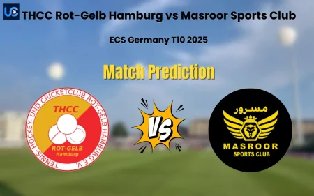 THCC Rot-Gelb Hamburg vs Masroor Sports Club Match Prediction