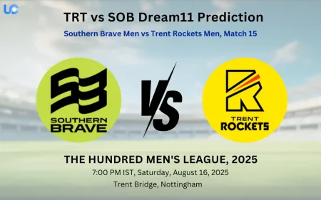 TRT vs SOB Dream11 Prediction: Today’s Match 15, Fantasy Cricket Tips, Captain Choices, Playing XI & Injury Updates – The Hundred Men’s League 2025 TRT vs SOB Dream11 Prediction