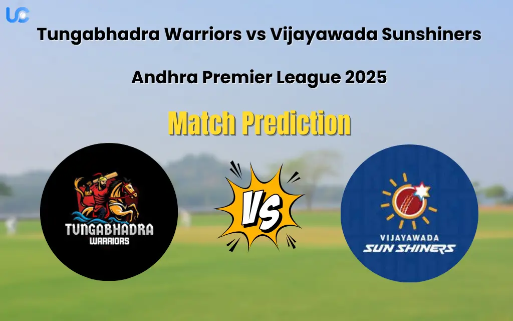TBW vs VSS Match Prediction, Andhra Premier League 2025: Who will Win Tungabhadra Warriors vs Vijayawada Sunshiners? Tungabhadra Warriors vs Vijayawada Sunshiners Match Prediction