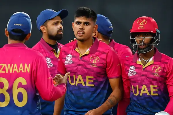 U.A.E. – 81/9 vs India (2016)