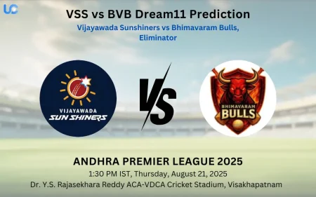 VSS vs BVB Dream11 Prediction: Today’s Eliminator, Fantasy Cricket Tips, Captain Choices, Playing XI & Injury Updates – Andhra Premier League 2025 VSS vs BVB Dream11 Prediction