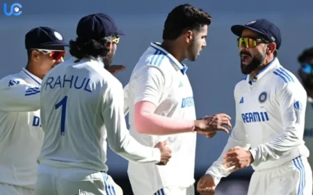 Virat Kohli’s Bowling Tip to Harshit Rana During Perth Test: The Mitchell Starc Bouncer Story Virat Kohli’s Bowling Advice to Harshit Rana