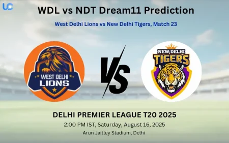 WDL vs NDT Dream11 Prediction: Today’s Match 23, Fantasy Cricket Tips, Captain Choices, Playing XI & Injury Updates – Delhi Premier League 2025 WDL vs NDT Dream11 Prediction