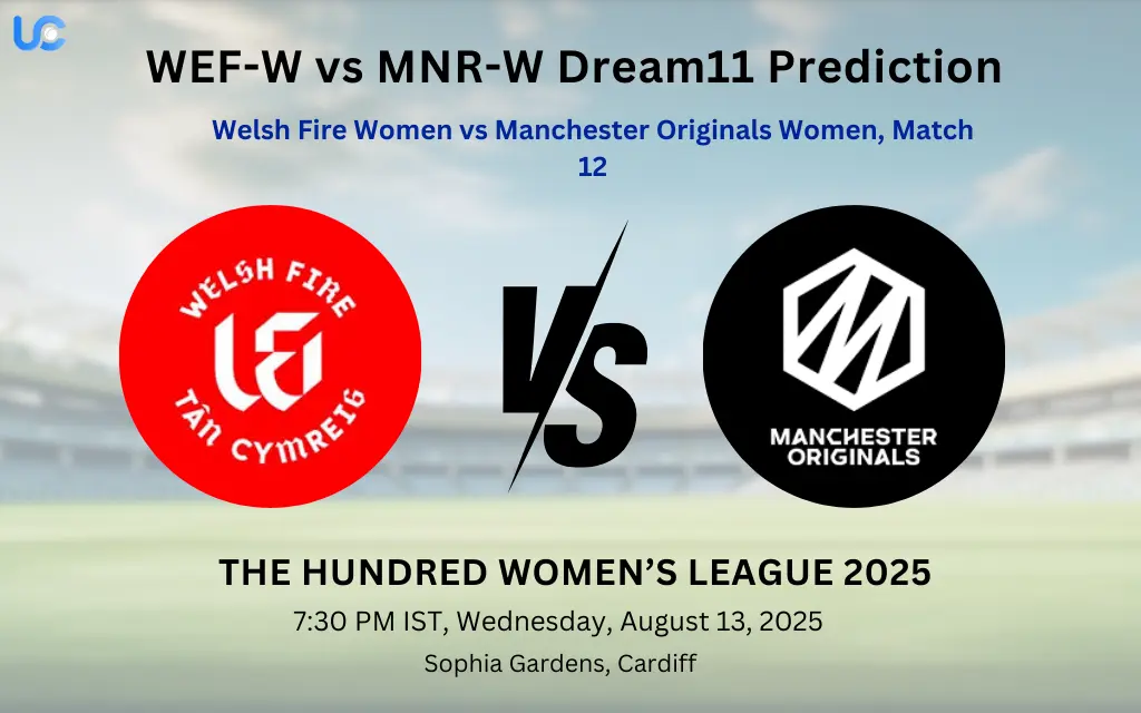 WEF-W vs MNR-W Dream11 Prediction: Today’s Match 12, Fantasy Cricket Tips, Captain Choices, Playing XI & Injury Updates – The Hundred Women’s League 2025 WEF-W vs MNR-W Dream11 Prediction