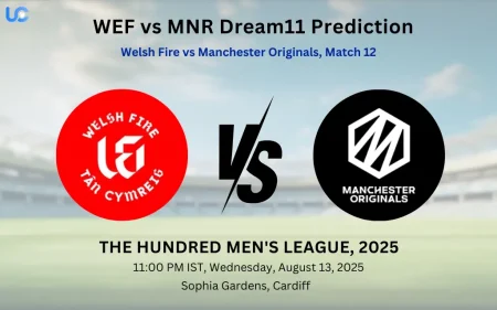 WEF vs MNR Dream11 Prediction: Today’s Match 12, Fantasy Cricket Tips, Captain Choices, Playing XI & Injury Updates – The Hundred Men’s League 2025 WEF vs MNR Dream11 Prediction