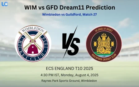 WIM vs GFD Dream11 Prediction: Today’s Match 27, Fantasy Cricket Tips, Captain Choices, Playing XI & Injury Updates – ECS England T10 2025 WIM vs GFD Dream11 Prediction
