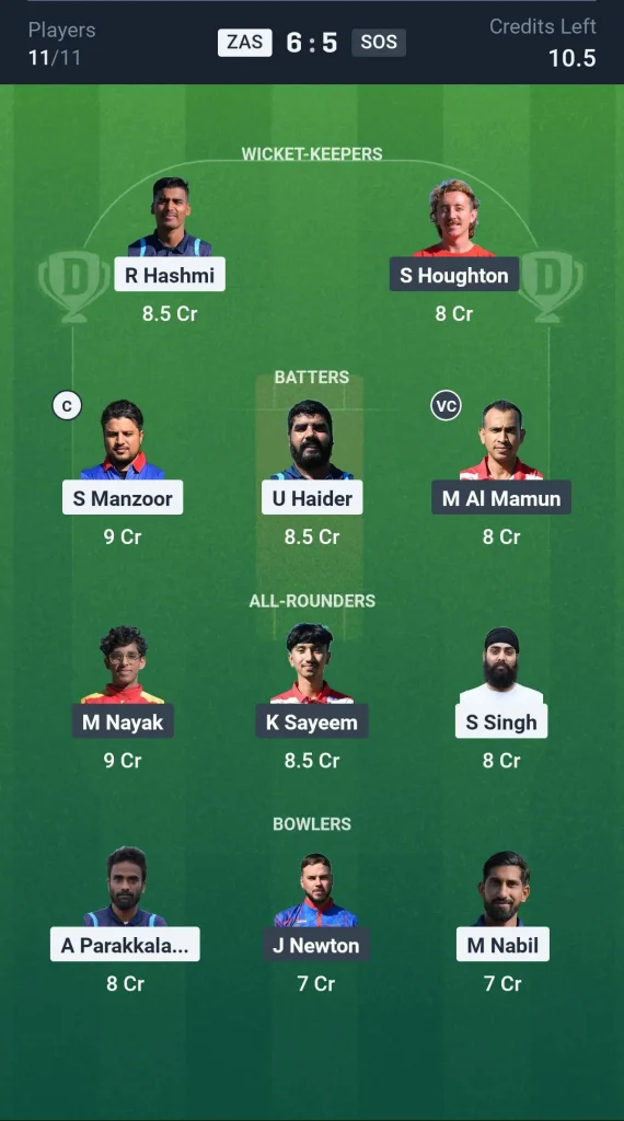 ZAS vs SOS Small League Team