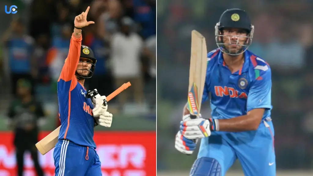 Abhishek Sharma Creates History, Leaves Yuvraj Singh Behind in Records Abhishek Sharma and Yuvraj Singh