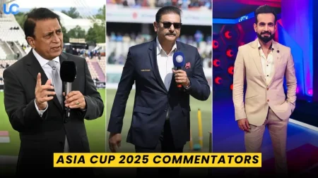 Asia Cup 2025 Commentators English, Hindi, Tamil, Telugu Complete list
