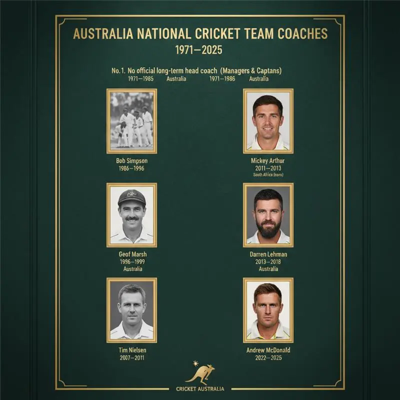 Australia national cricket team coaches
