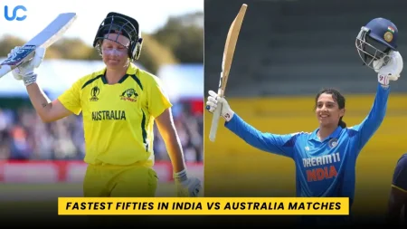 Fastest Fifties in India vs Australia Matches Fastest Fifties in India vs Australia Matches