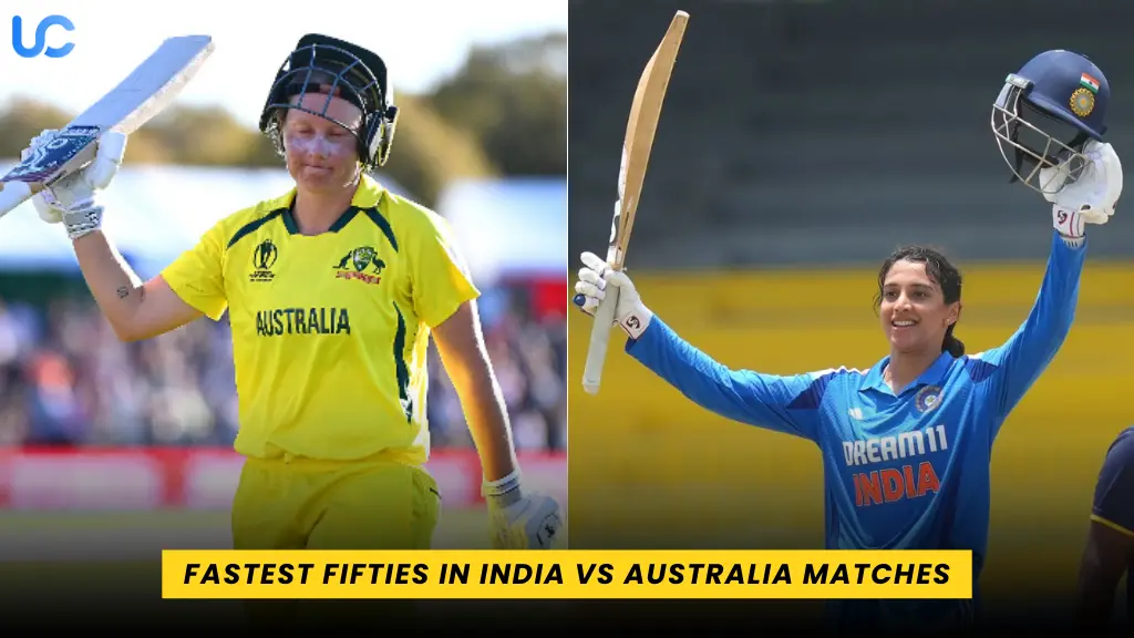 Fastest Fifties in India vs Australia Matches