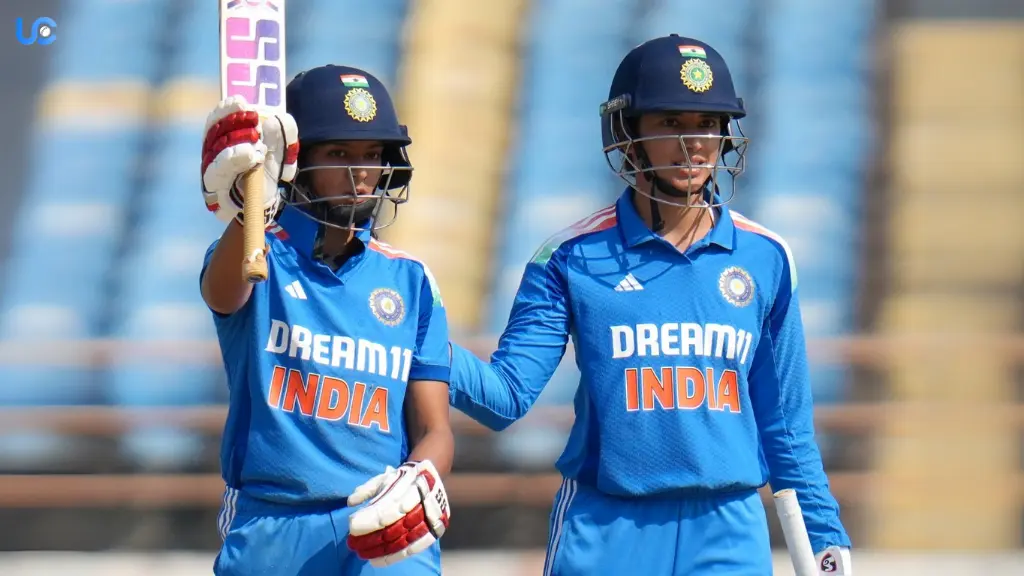 Young Opener Pratika Rawal Opens Up About Her Bond with Smriti Mandhana Pratika Rawal with Smriti Mandhana