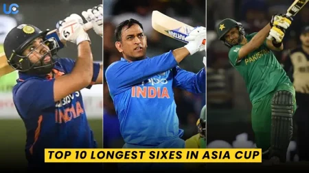 Top 10 Longest Sixes in Asia Cup History Top 10 Longest Sixes in Asia Cup History