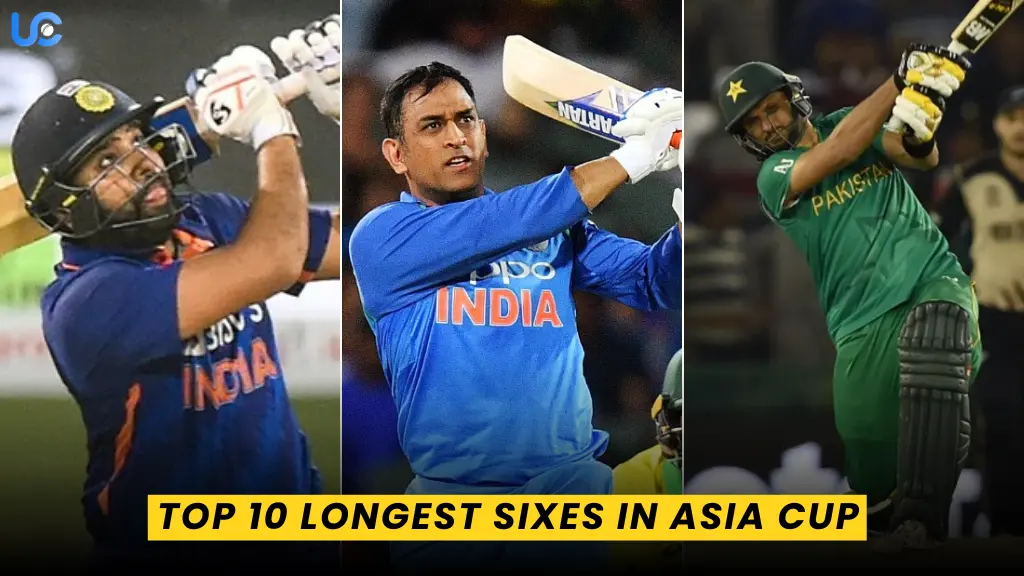 Top 10 Longest Sixes in Asia Cup History