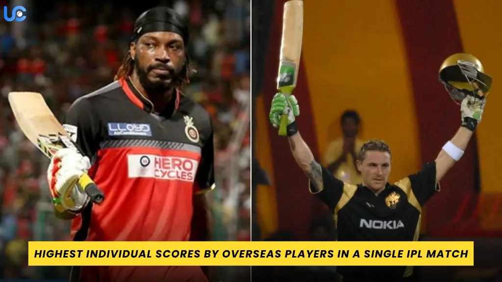 Highest Individual Scores by Overseas Players in a Single IPL Match