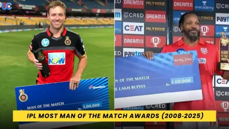 IPL Most Man of the Match Awards