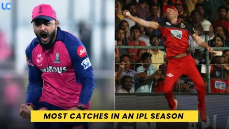 Most Catches in an IPL Season