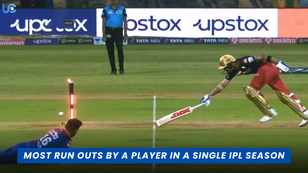 Most Run Outs by a Player in a Single IPL Season