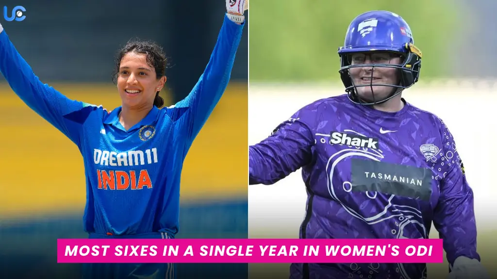 Most Sixes in a Single Year in Women's ODI