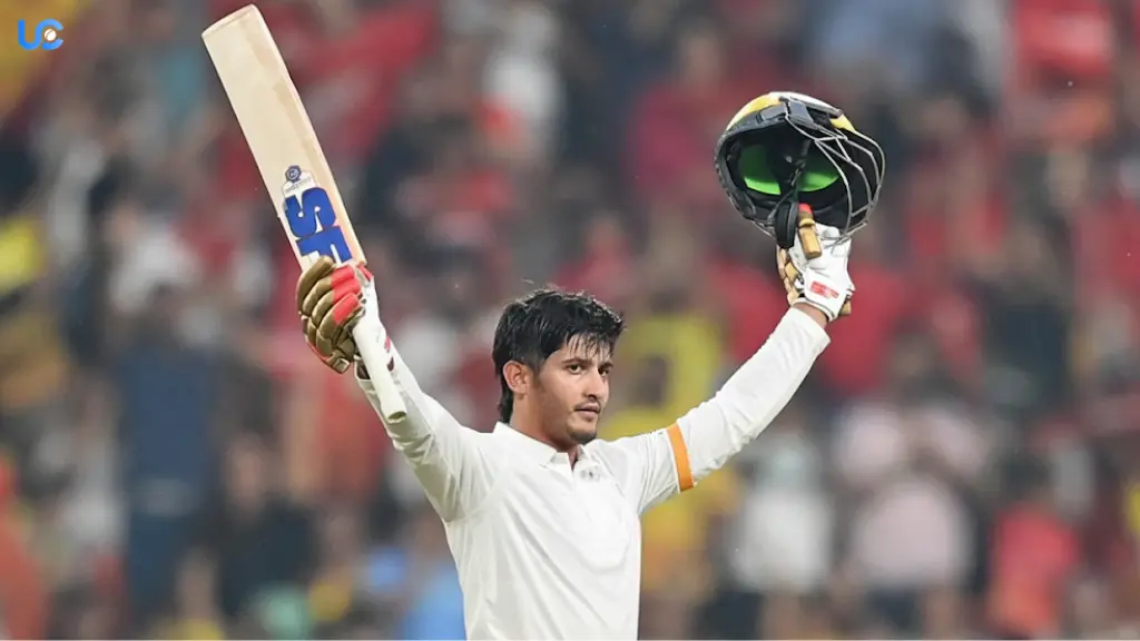 Priyansh Arya Demolished Australia A with a 100 off 82 Balls Priyansh Arya Century