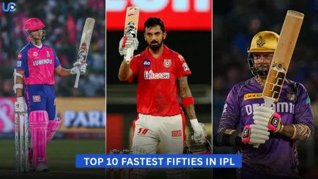 Top 10 Fastest Fifties in IPL – Quickest Half-Centuries of All Time Top 10 Fastest Fifties in IPL – Quickest Half-Centuries of All Time