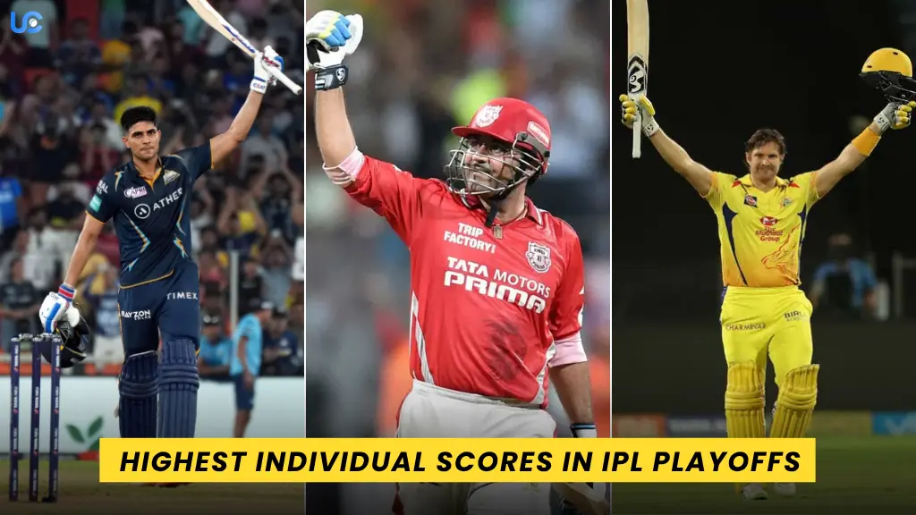 Top 10 Highest Individual Scores in IPL Playoffs History (Updated 2025) Top 10 Highest Individual Scores in IPL Playoffs History (Updated 2025)