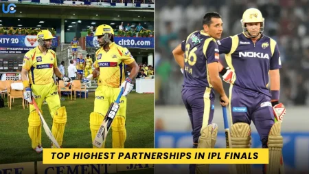 Top Highest Partnerships in IPL Finals