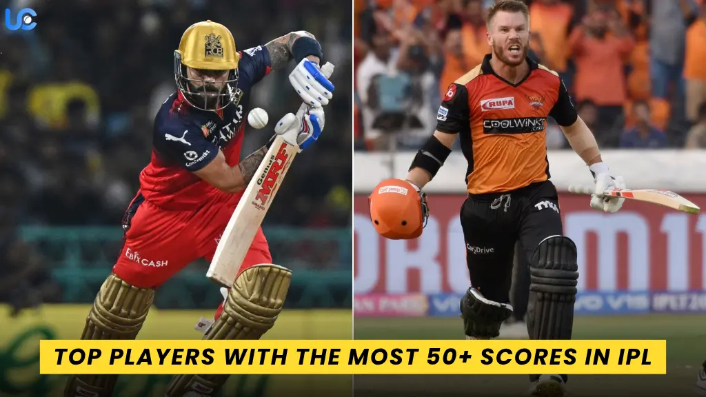 Top Players with the Most 50+ Scores in IPL Top Players with the Most 50+ Scores in IPL