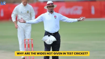 Why Are The Wides Not Given In Test Cricket? 
