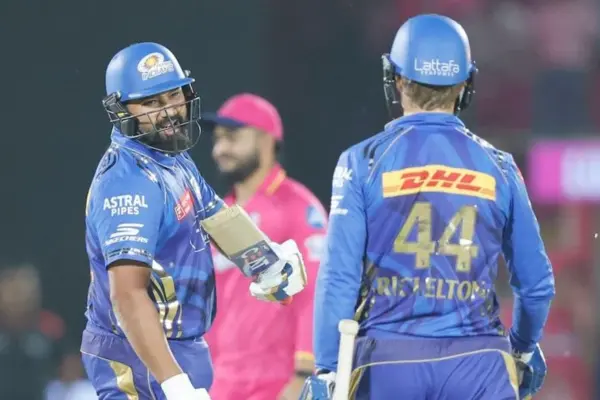 Rohit Sharma and Ryan Rickelton: 116 vs RR, Jaipur, 2025