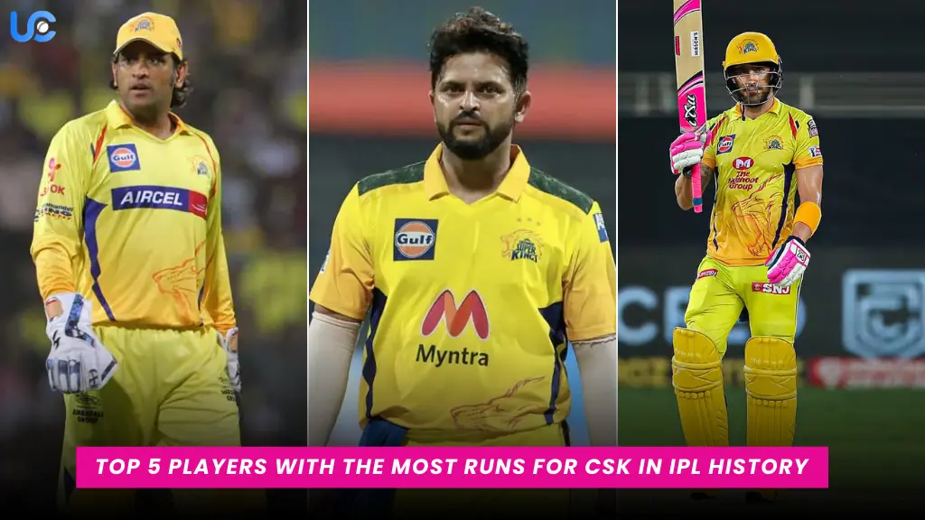 Top 5 Players with the Most Runs for CSK in IPL History Top 5 Players with the Most Runs for CSK in IPL History