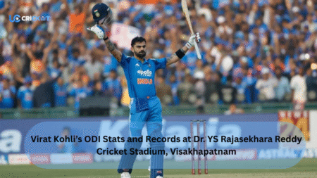Virat Kohli’s ODI Stats and Records at Dr. YS Rajasekhara Reddy Cricket Stadium, Visakhapatnam Virat Kohli’s ODI Stats and Records at Dr. YS Rajasekhara Reddy Cricket Stadium, Visakhapatnam