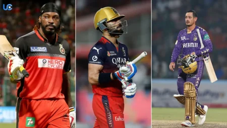 Highest Individual Scores at M Chinnaswamy Stadium