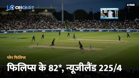IND vs NZ 1st T20I: ग्लैन फिलिप्स के तूफानी 82 रन, न्यूजीलैंड ने भारत के सामने रखा 226 रनों का लक्ष्य